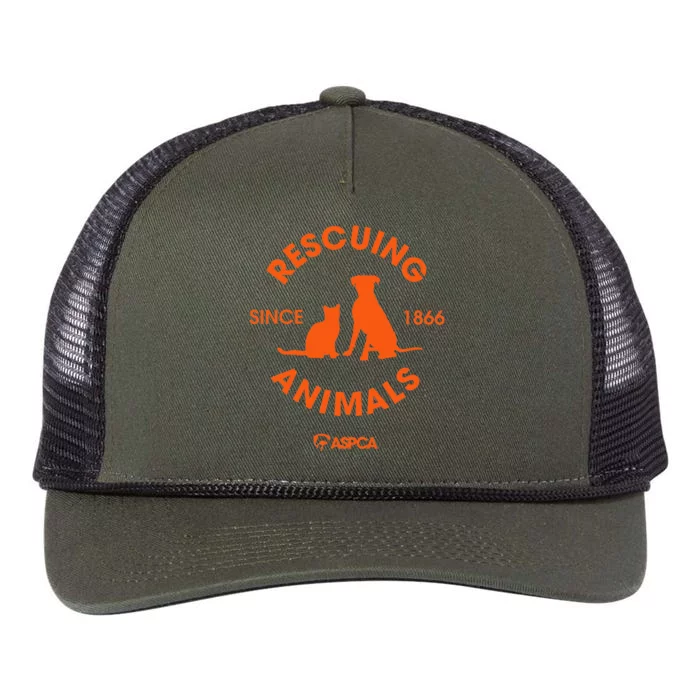 Rescuing Animals Since 1866 Retro Rope Trucker Hat Cap