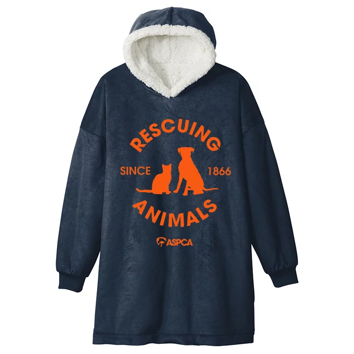 Rescuing Animals Since 1866 Hooded Wearable Blanket