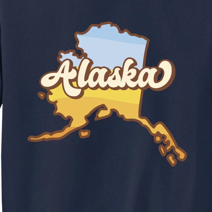 Retro Alaska State Logo Tall Sweatshirt