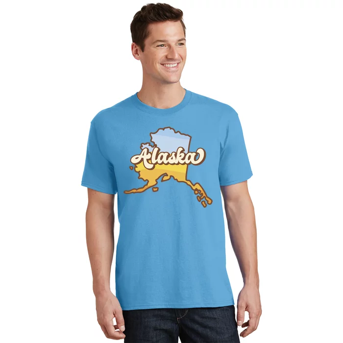 Retro Alaska State Logo T-Shirt