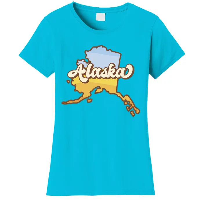 Retro Alaska State Logo Women's T-Shirt