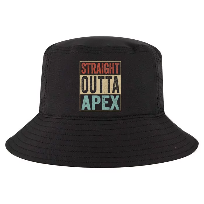 Retro Apex Stuff Clothing Straight Outta Apex Cool Comfort Performance Bucket Hat