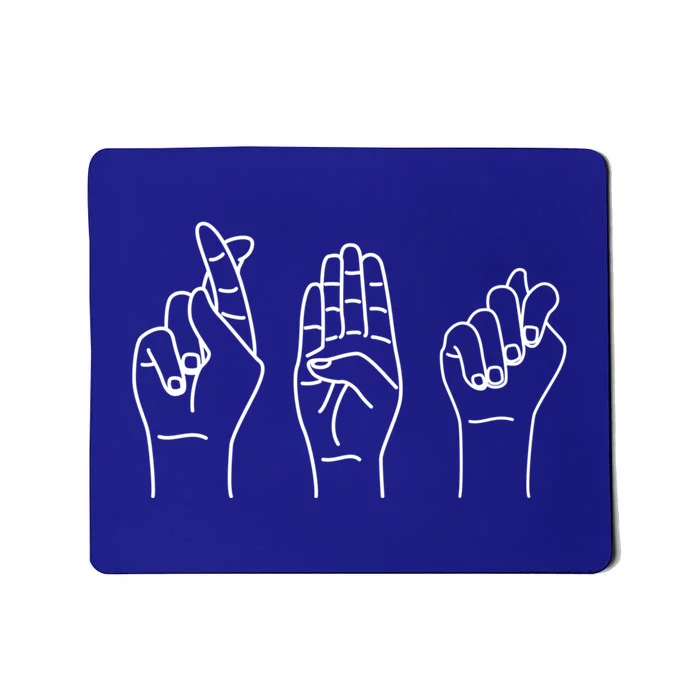 Rbt Asl Sign Registered Behavior Technician Specialist Aba Cool Gift Mousepad