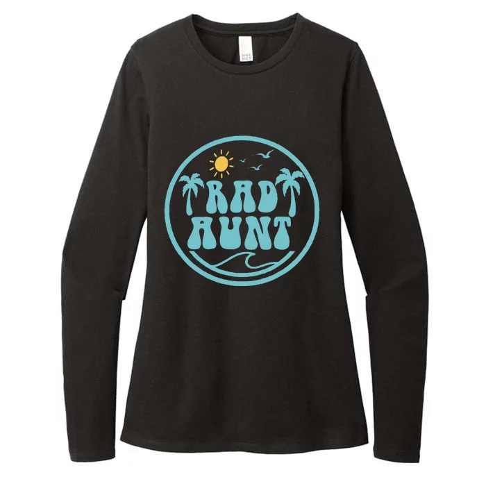 Rad Aunt Surf Matching Birthday The Big One 1st Birthday Womens CVC Long Sleeve Shirt