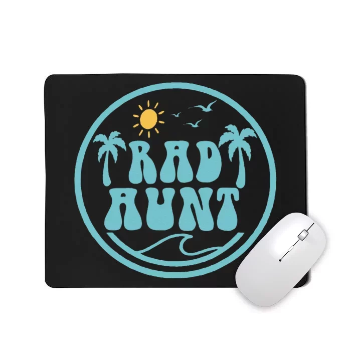 Rad Aunt Surf Matching Birthday The Big One 1st Birthday Mousepad