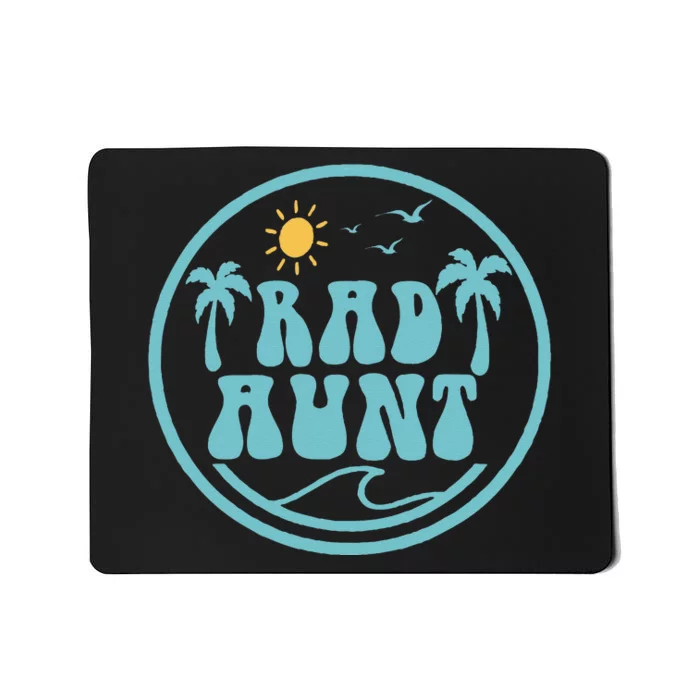 Rad Aunt Surf Matching Birthday The Big One 1st Birthday Mousepad