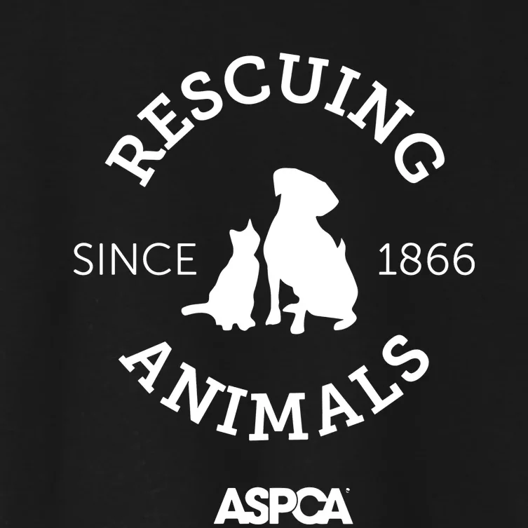 Rescuing Animals Since 1866 Women's Crop Top Tee