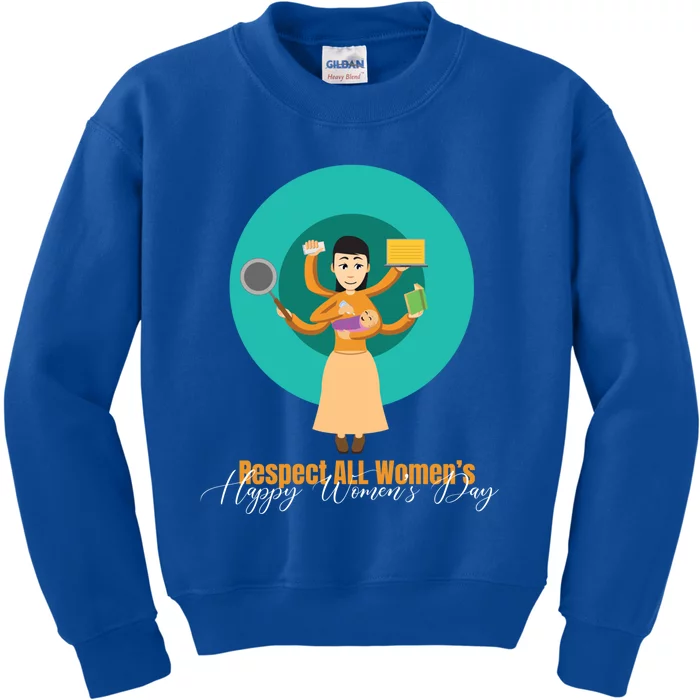 Respect All 'S Happy 'S Day Gift Kids Sweatshirt