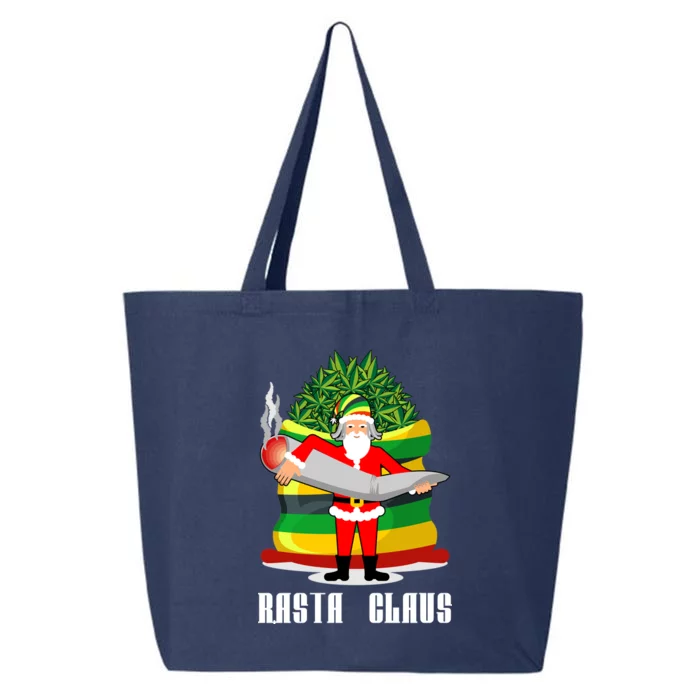 Rasta Claus Santa Funny Christmas 25L Jumbo Tote