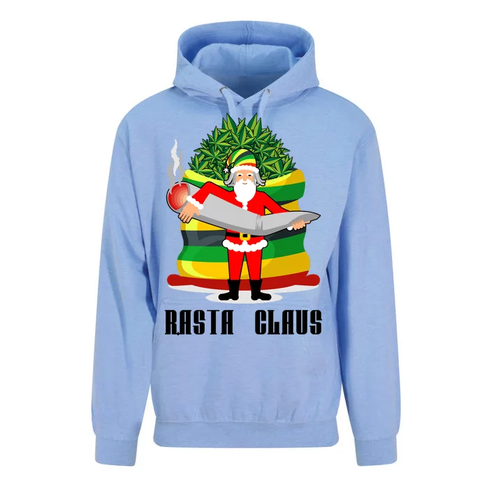 Rasta Claus Santa Funny Christmas Unisex Surf Hoodie