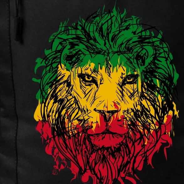 Rasta theme with lion head Daily Commute Backpack