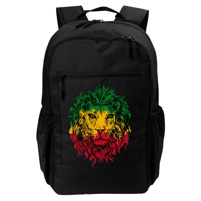 Rasta theme with lion head Daily Commute Backpack