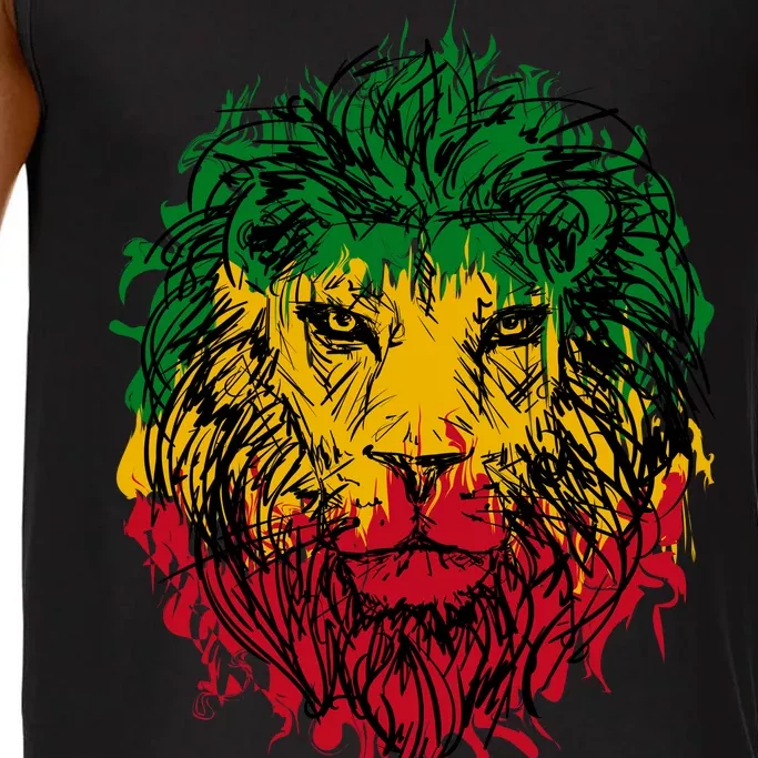 Rasta theme with lion head Comfort Colors® Tank Top