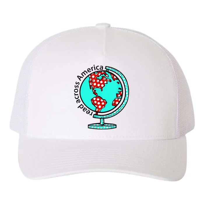 Reads Across That America Reading Lover Teacher Reader Yupoong Adult 5-Panel Trucker Hat