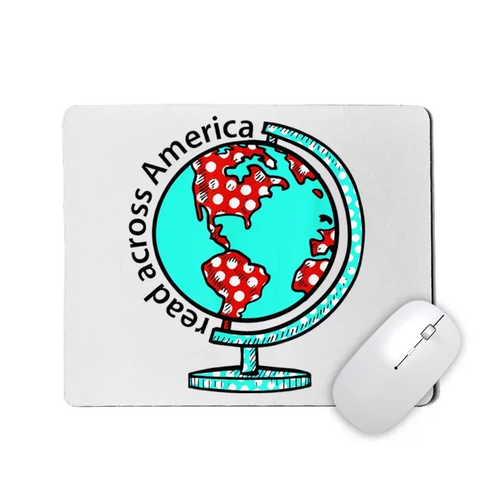 Reads Across That America Reading Lover Teacher Reader Mousepad