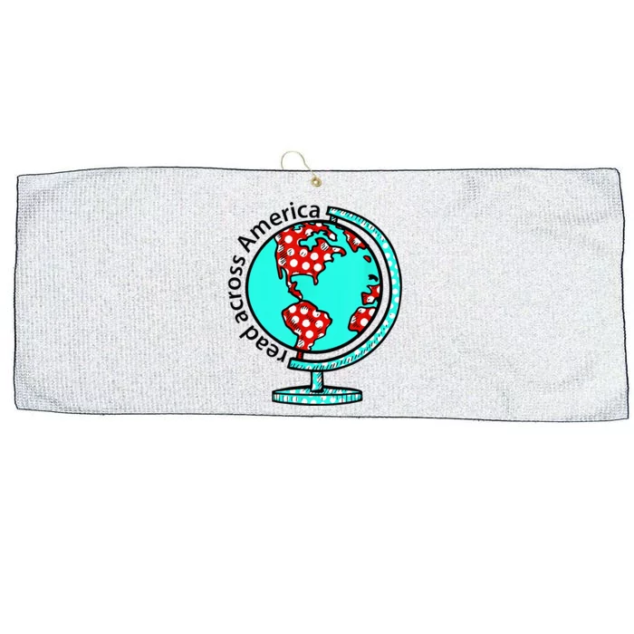 Reads Across That America Reading Lover Teacher Reader Large Microfiber Waffle Golf Towel