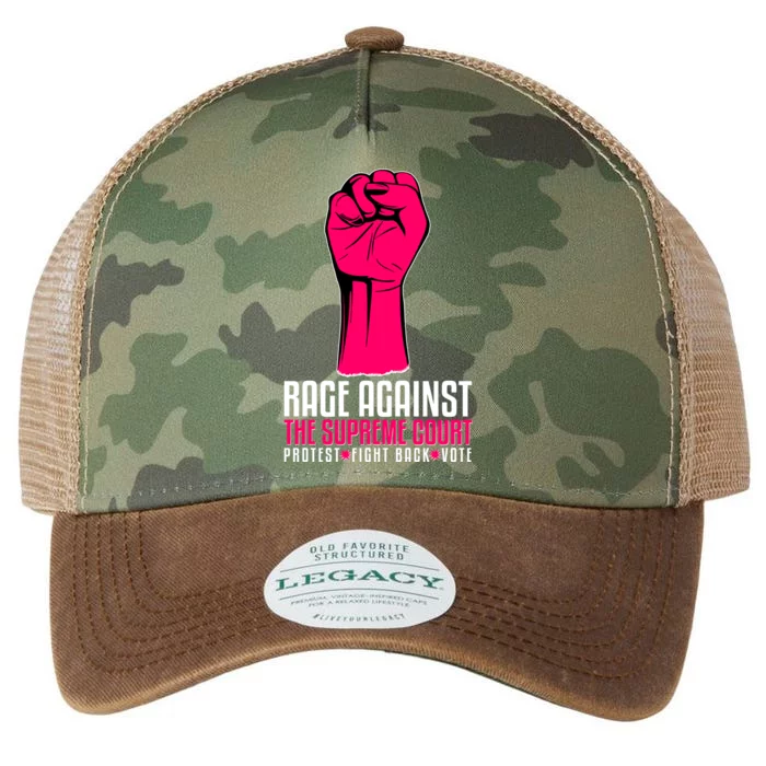 Rage Against The Spreme Court Protest Fight Back Vote Legacy Tie Dye Trucker Hat