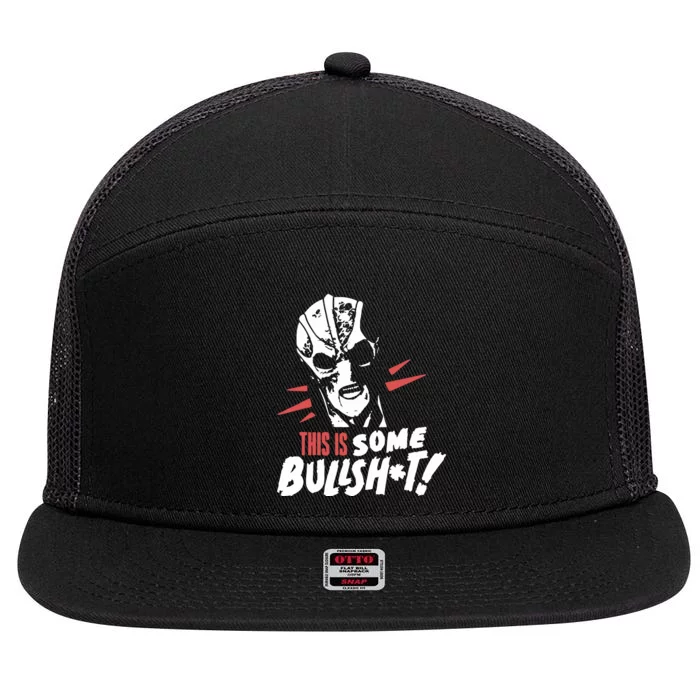 This Is Some Bullshit 7 Panel Mesh Trucker Snapback Hat