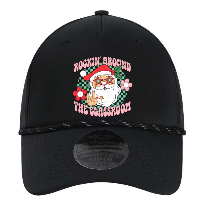 Rockin Around The Classroom Santa Favorite Teacher Groovy Meaningful Gift Performance The Dyno Cap