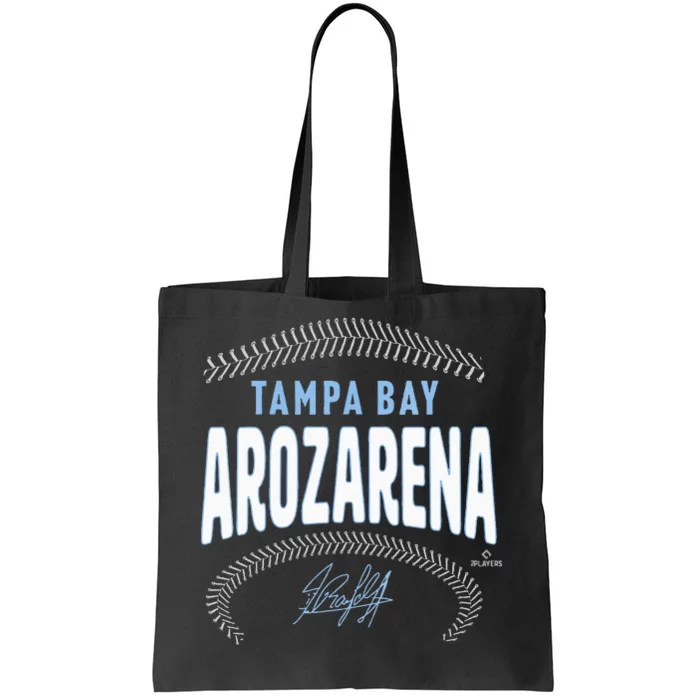 Randy Arozarena Tampa Bay Name & Number Tote Bag