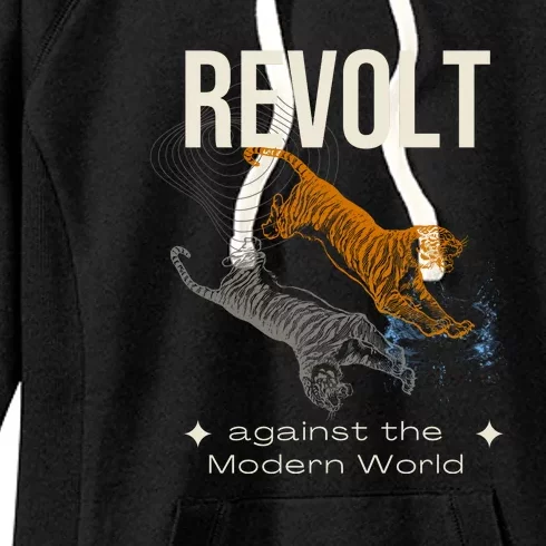 Revolt Against The Modern World Ride The Tiger Julius Evola Women's Fleece Hoodie