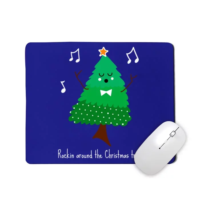 Rockin Around The Christmas Tree Unisex Gift Mousepad