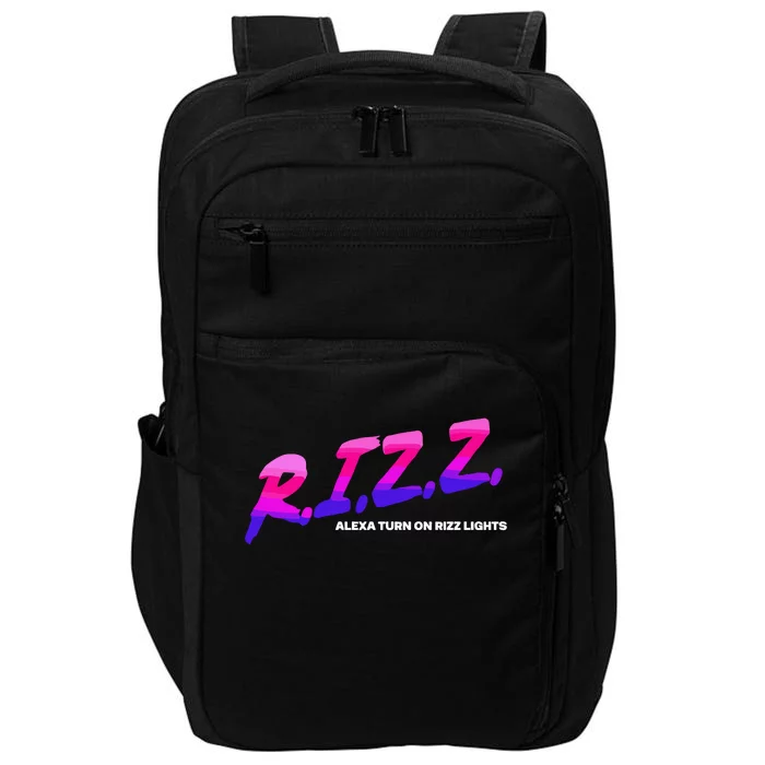 Rizz Alexa Turn On Rizz Lights Impact Tech Backpack