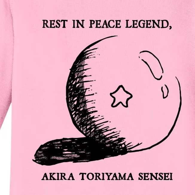 Rip Akira Toriyama 1955 2024 Rest In Peace Legent Akira Toriyama Sensei Baby Long Sleeve Bodysuit