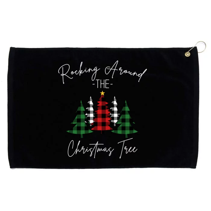 Rocking Around The Christmas Tree Grommeted Golf Towel