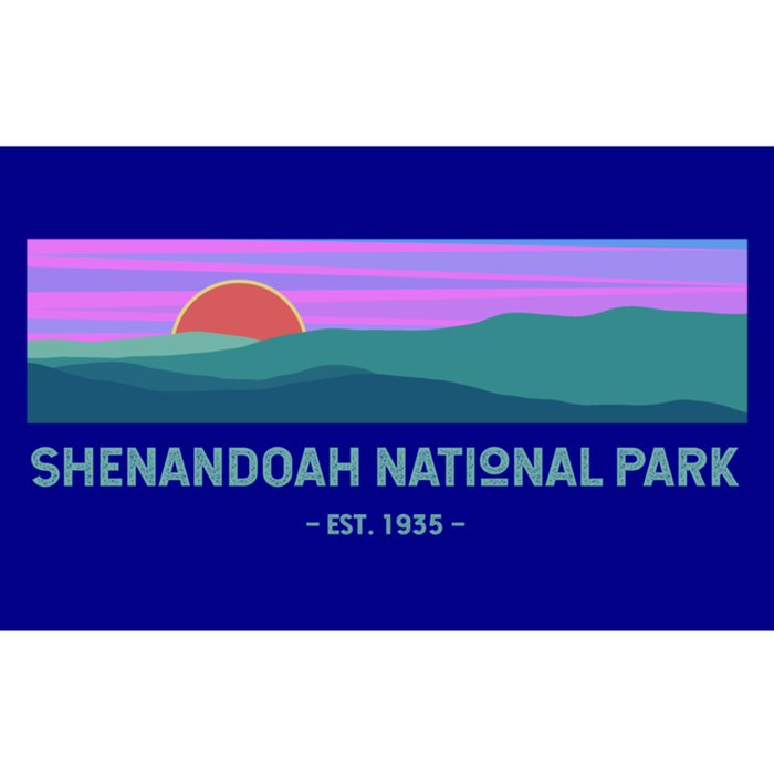 Retro Appalachian Trail Blue Ridge Shenandoah National Park Gift Bumper Sticker