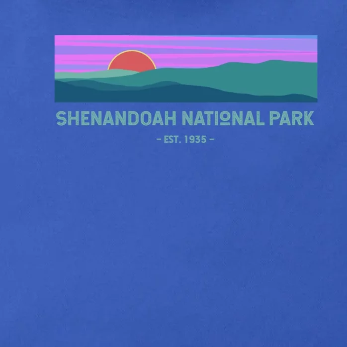 Retro Appalachian Trail Blue Ridge Shenandoah National Park Gift Zip Tote Bag