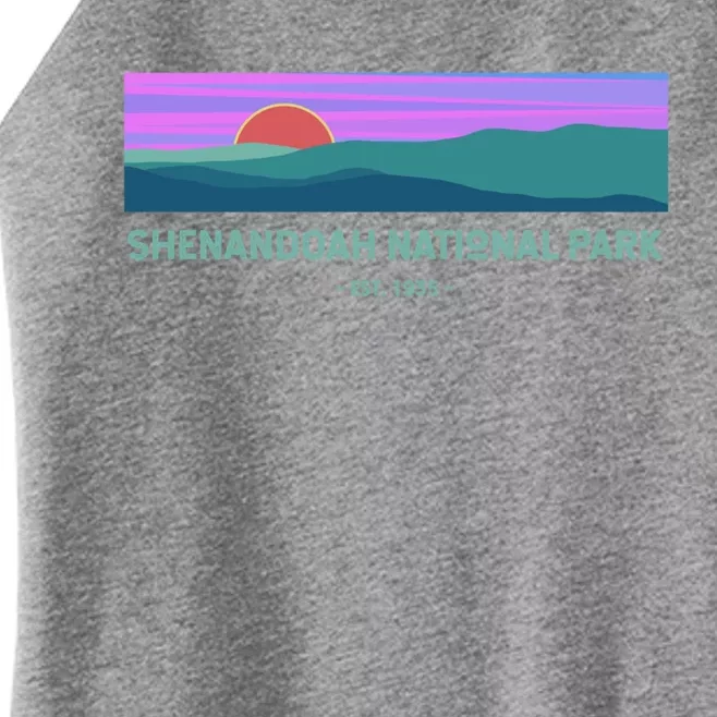 Retro Appalachian Trail Blue Ridge Shenandoah National Park Gift Women’s Perfect Tri Rocker Tank