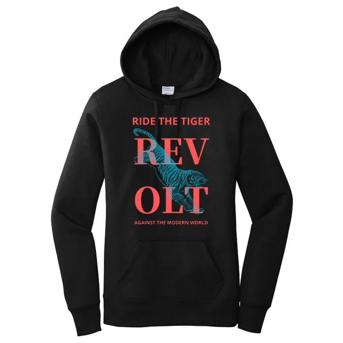 Revolt Against The Modern World Ride The Tiger Julius Evola Women's Pullover Hoodie