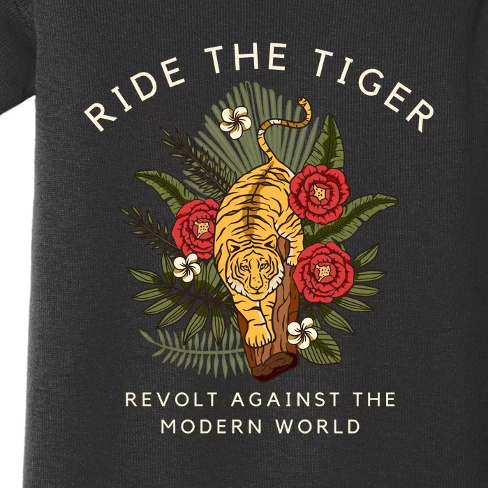 Revolt Against The Modern World Ride The Tiger Julius Evola Baby Bodysuit