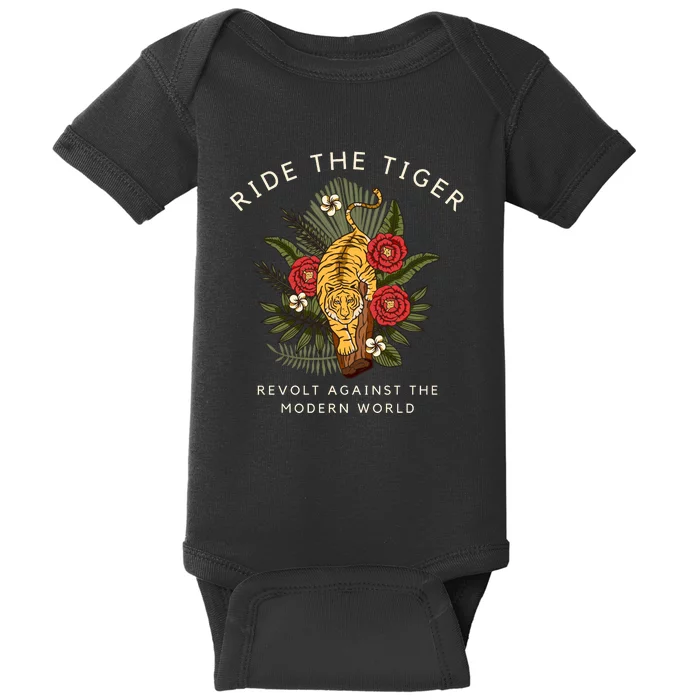 Revolt Against The Modern World Ride The Tiger Julius Evola Baby Bodysuit