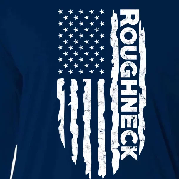 Roughneck - American US Flag Oilfield Patriot Cooling Performance Long Sleeve Crew