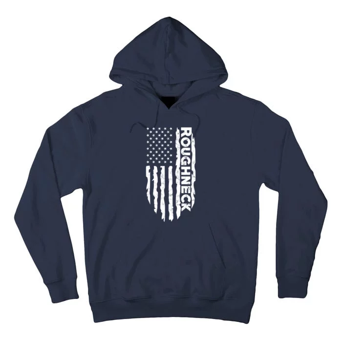 Roughneck - American US Flag Oilfield Patriot Tall Hoodie