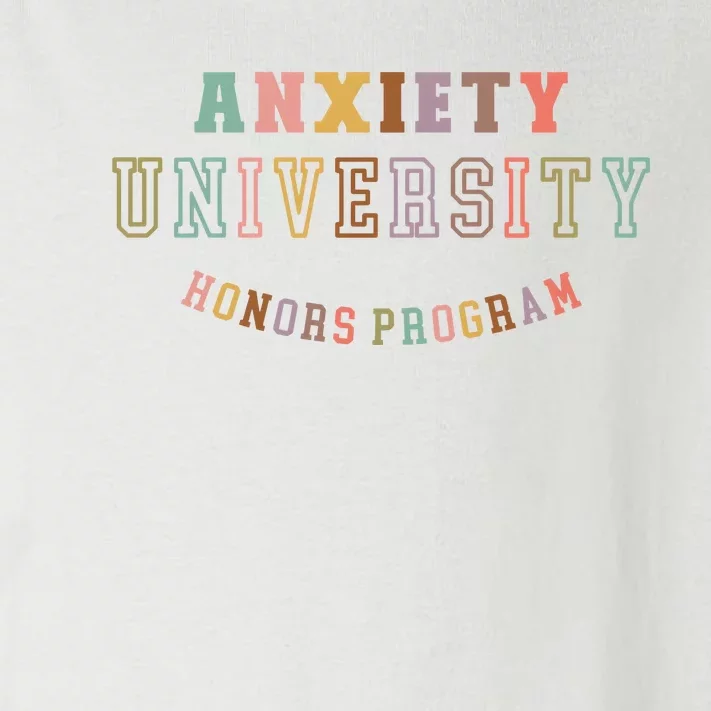 Retro Anxiety University Honors Program Toddler Long Sleeve Shirt