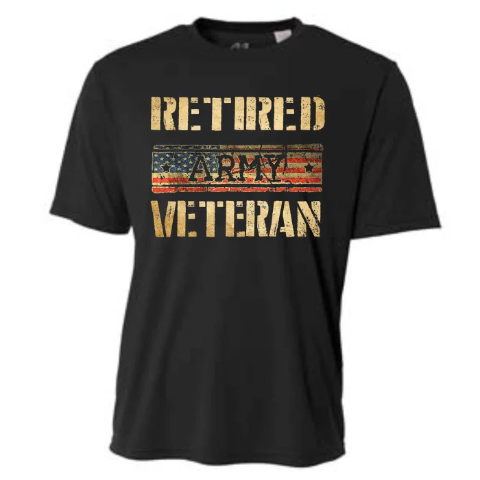 Retired army veteran Cooling Performance Crew T-Shirt