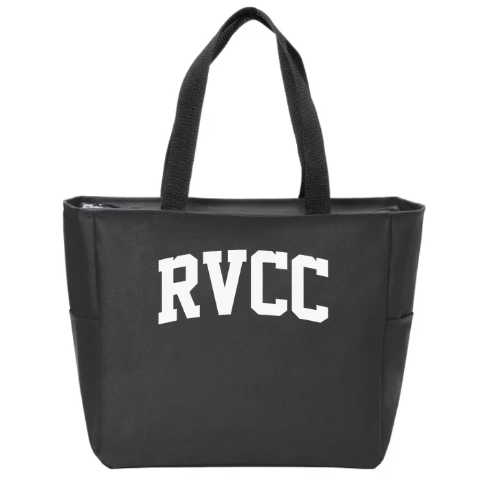 Rvcc Arch Vintage Retro College Zip Tote Bag