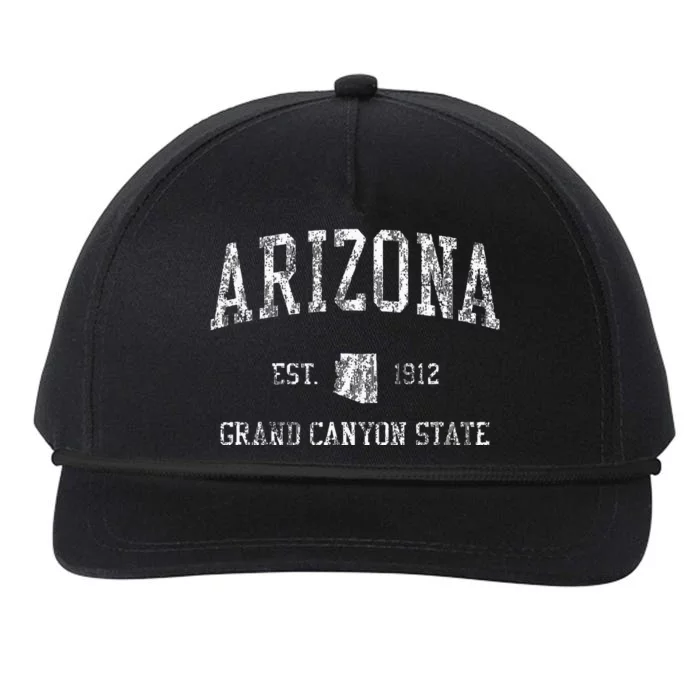 Retro Arizona Vintage Sports Design Snapback Five-Panel Rope Hat