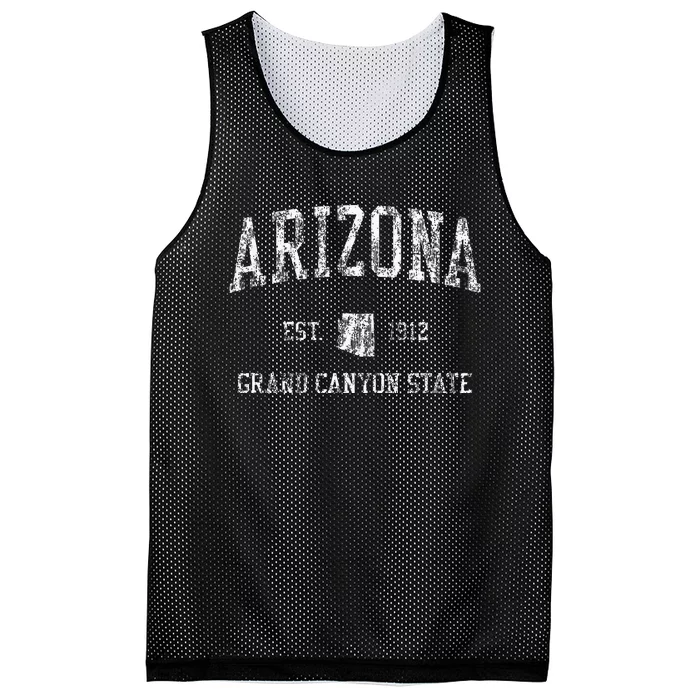 Retro Arizona Vintage Sports Design Mesh Reversible Basketball Jersey Tank