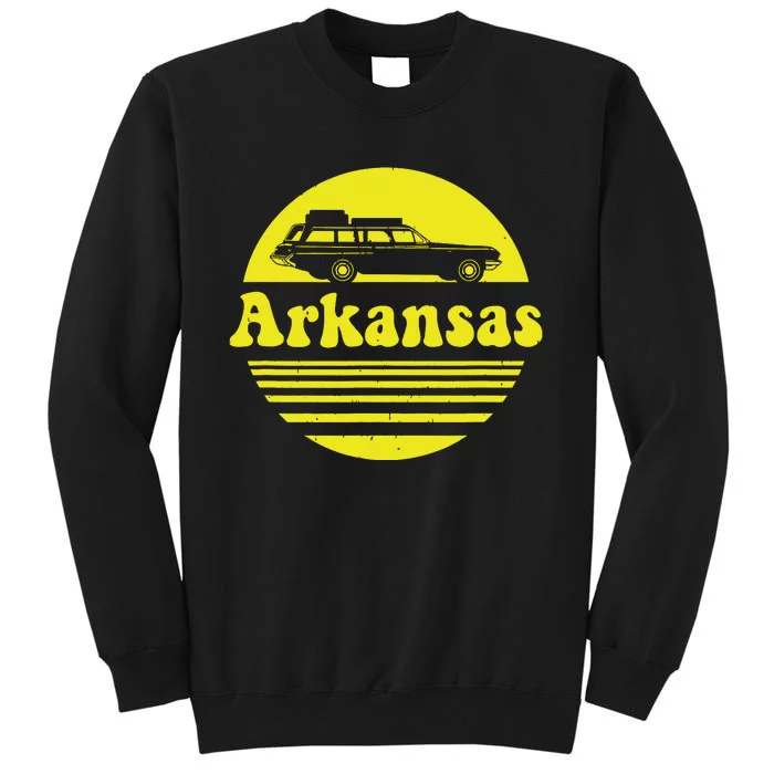 Retro Arkansas Vintage Vacation Tall Sweatshirt