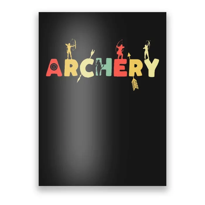 Retro Archery Vintage Archer Competition Poster