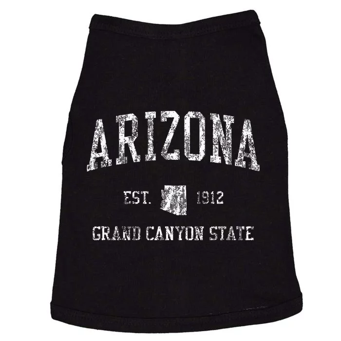 Retro Arizona Vintage Sports Design Doggie Tank