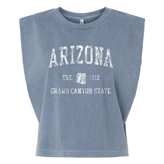 Retro Arizona Vintage Sports Design Garment-Dyed Women's Muscle Tee