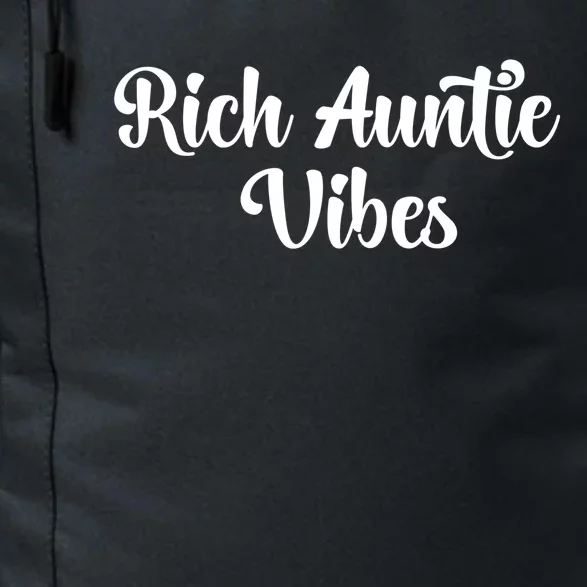 Rich Auntie Vibes Aunt Best Aunty Mothers Day Birthday Gift Daily Commute Backpack