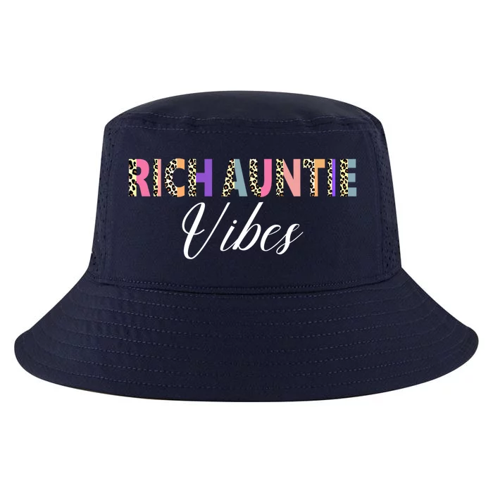 Rich Auntie Vibes Aunt Best Aunty Mothers Day Cute Gift Cool Comfort Performance Bucket Hat