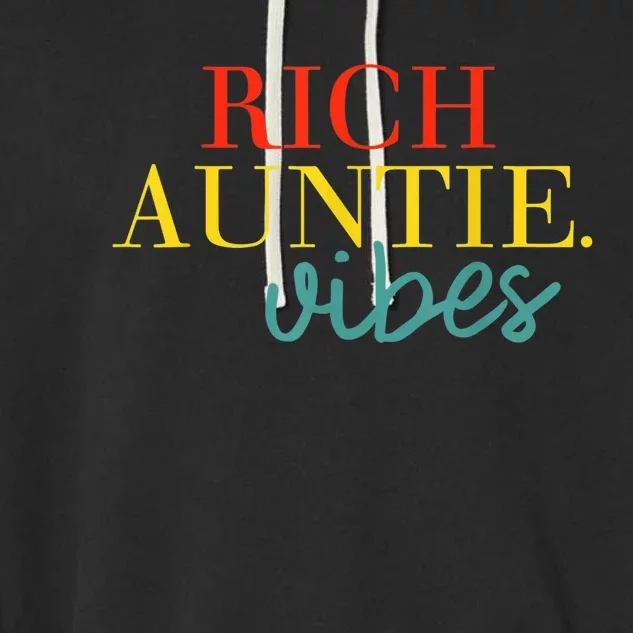 Rich Auntie Vibes Apparel Garment-Dyed Fleece Hoodie