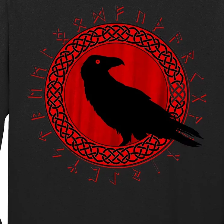 Raven Viking Cirlce Long Sleeve Shirt